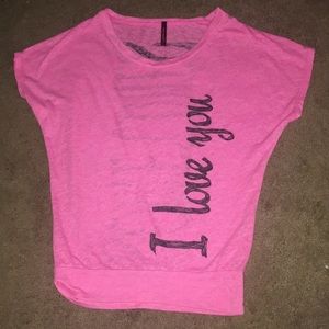 Youth Pink Top